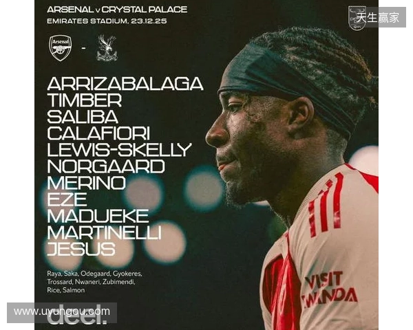 阿森纳vs水晶宫:热苏斯、凯帕首发,恩凯蒂亚战旧主 阿森纳vs水晶宫:热苏斯、凯帕首发,恩凯蒂亚战旧主